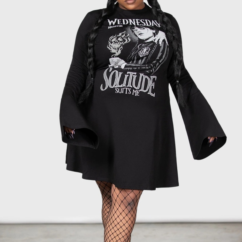 Bell sleeve dress from Killstar. New with tags.